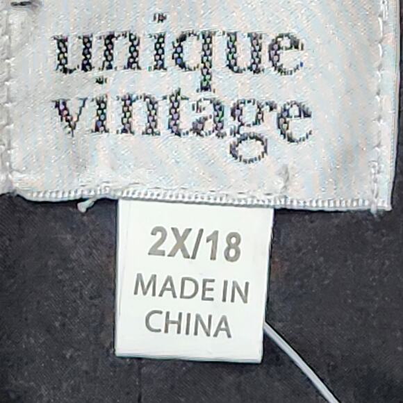 UNIQUE VINTAGE Vest Womens 2X Black Music Notes Stars Pockets V-Neck NWT - Picture 13 of 14